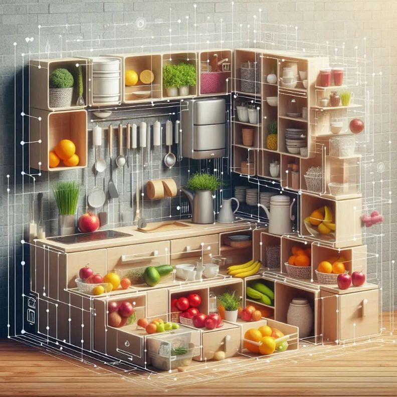организация пространства на кухне