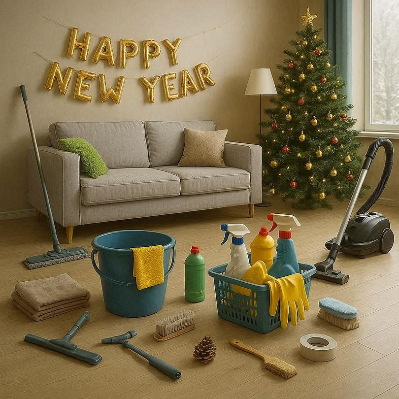 генеральная уборка перед новым годом